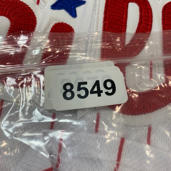 Authentic Majestic Coolbase Philadelphia Phillies #33 Pinstripe Jersey Cliff LEE - Picture 11 of 11